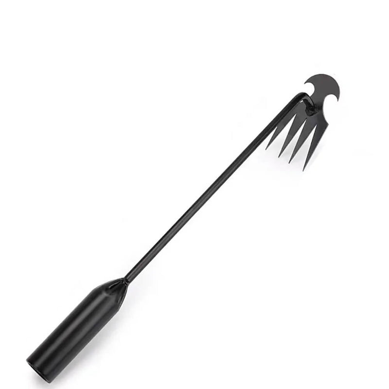 Four-Claw Manganese Steel Weeding Tool for Garden Beds and Soil Care