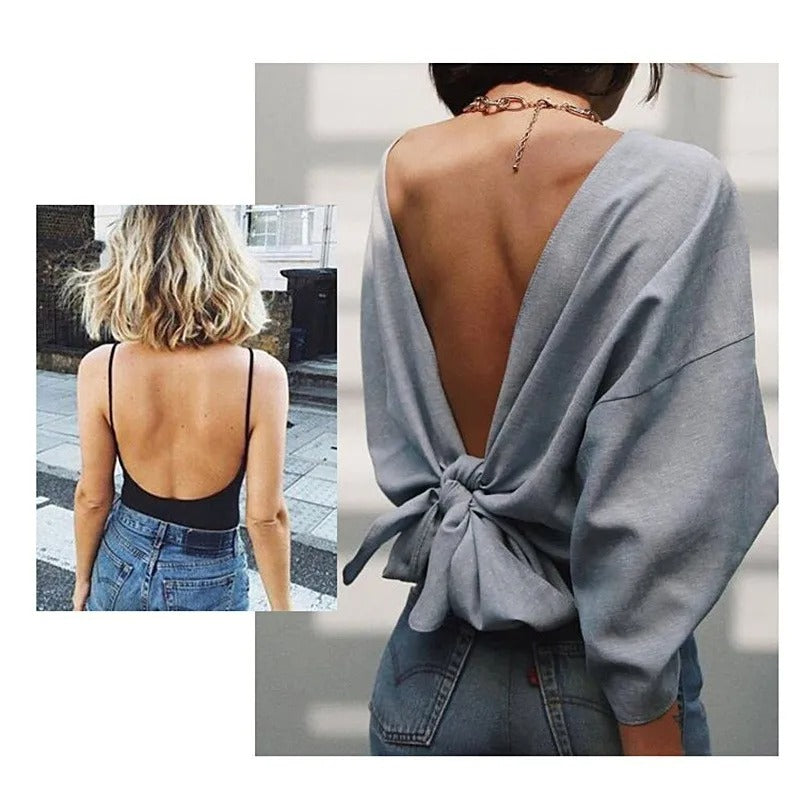 Backless Women's Bra with Comfortable Support and Invisible Finish