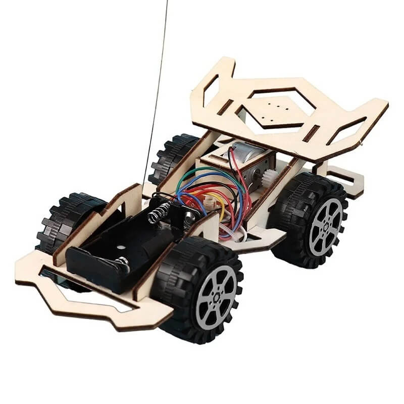 DIY Wooden Remote Control Car Building Kit for Kids