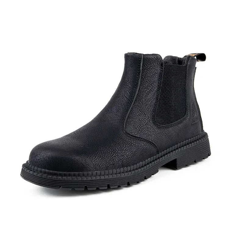 Waterproof Safety Shoes for Men with Steel Toe – Slip-Resistant Work Shoes for Construction and Industry
