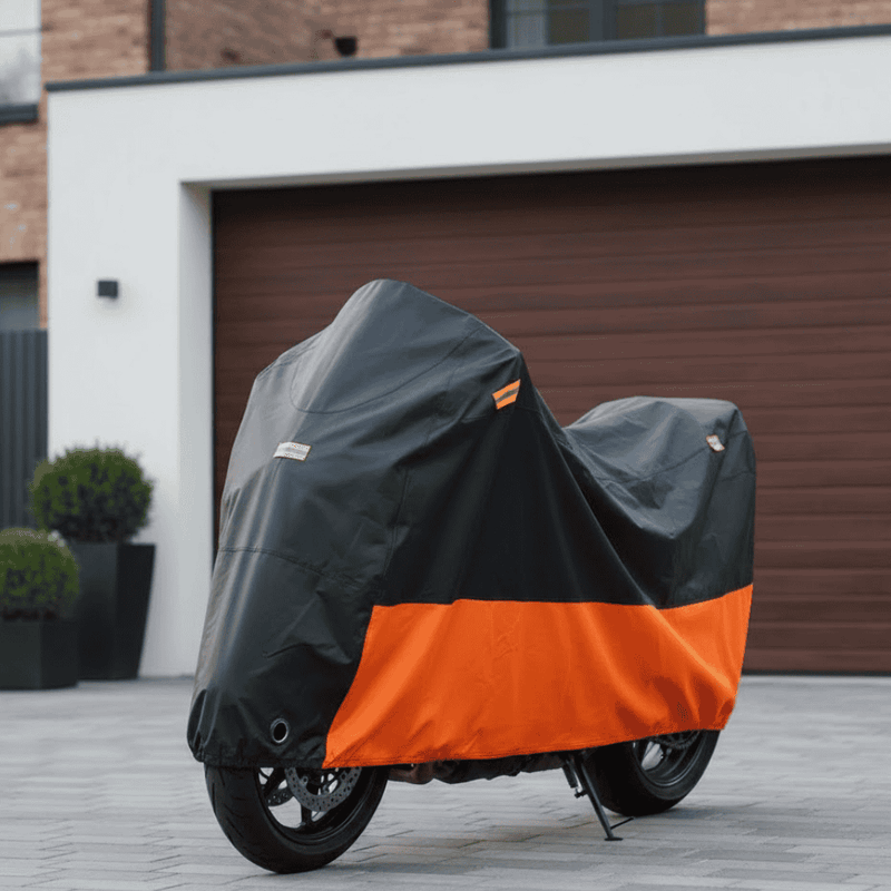 Motor Cover with UV Protection Waterproof and Reflective Stripes