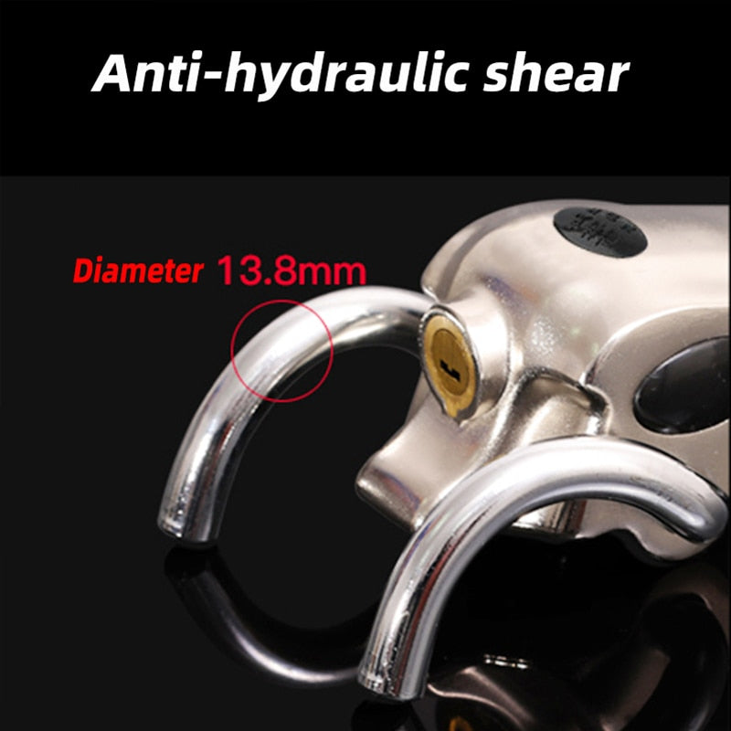 Three-Direction Steering Wheel Lock with Reinforced Anti-Theft Design