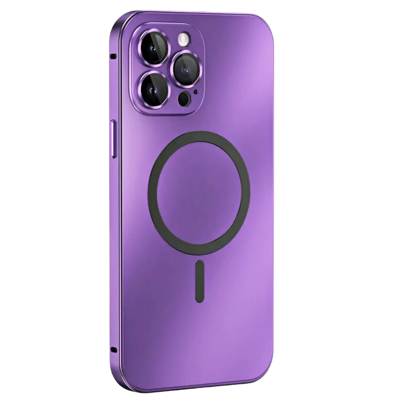 Magnetic Metal Phone Case for iPhone with Slim and Protective Design