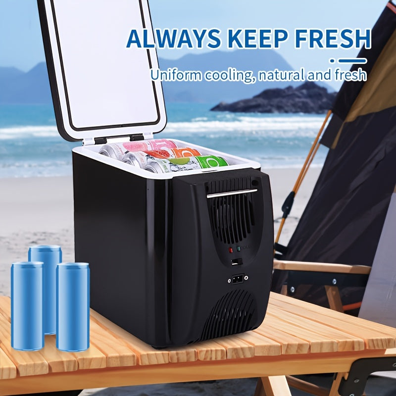 Portable 6 Litre Mini Fridge for Car Travel and Camping