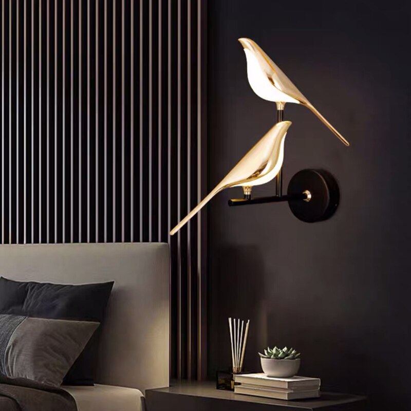 Double Bird LED Wall Light with Adjustable Magnetic Design