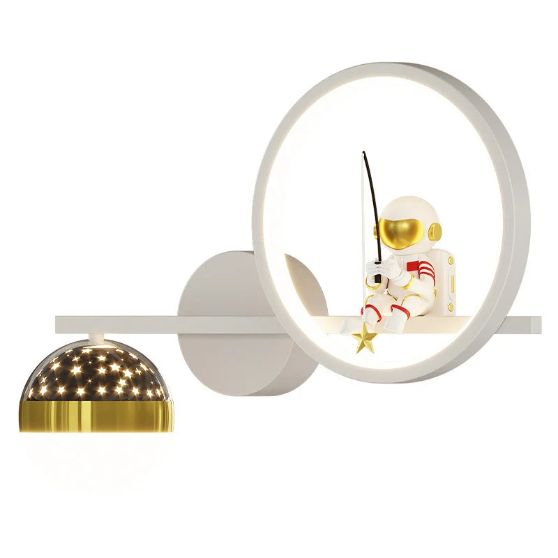 Children’s Celestial LED Wall Light with Star & Moon Projection