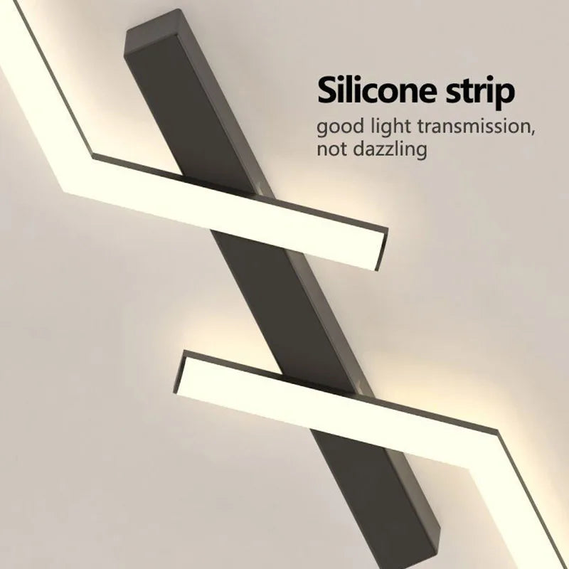 Modern LED Ceiling Light with Sleek Linear Design for Stylish Illumination