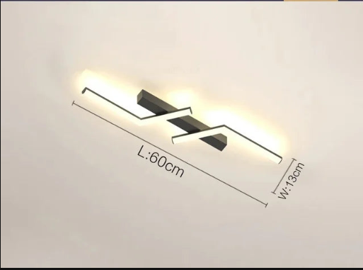 Modern LED Ceiling Light with Sleek Linear Design for Stylish Illumination