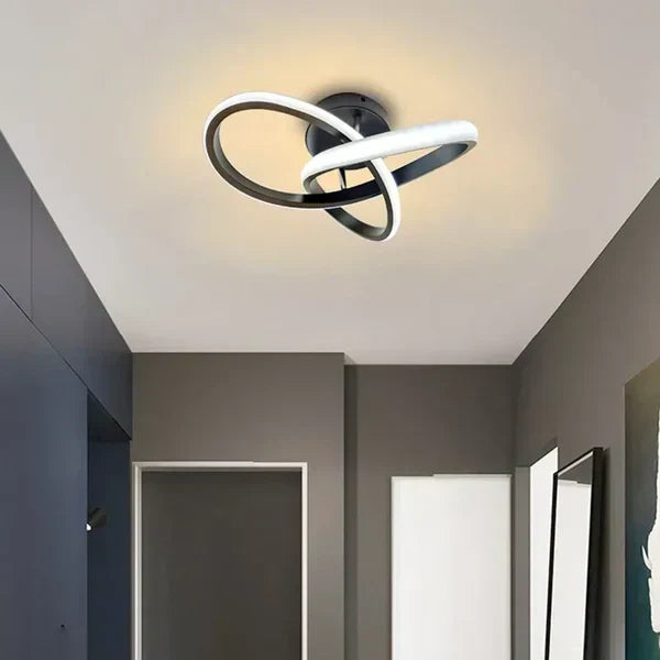 Modern Loop LED Flush Mount Ceiling Light