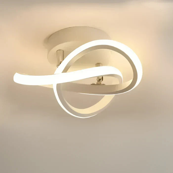 Modern Loop LED Flush Mount Ceiling Light