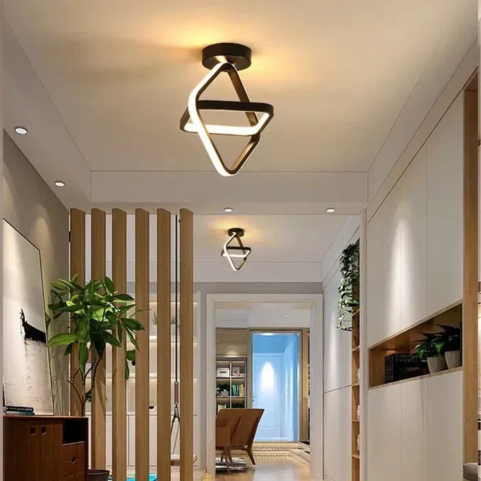 Modern Loop LED Flush Mount Ceiling Light