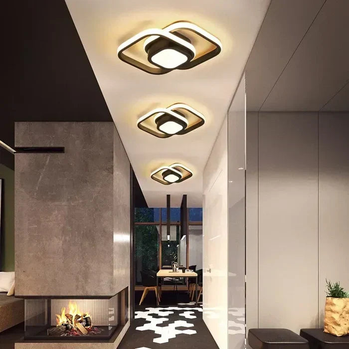 Modern Loop LED Flush Mount Ceiling Light