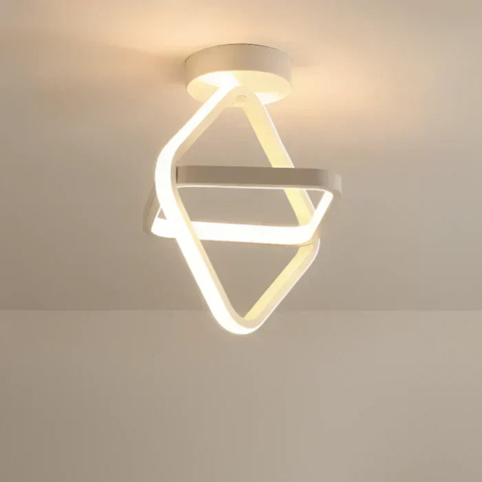 Modern Loop LED Flush Mount Ceiling Light