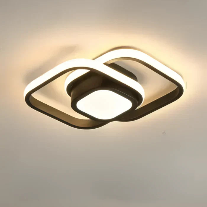 Modern Loop LED Flush Mount Ceiling Light