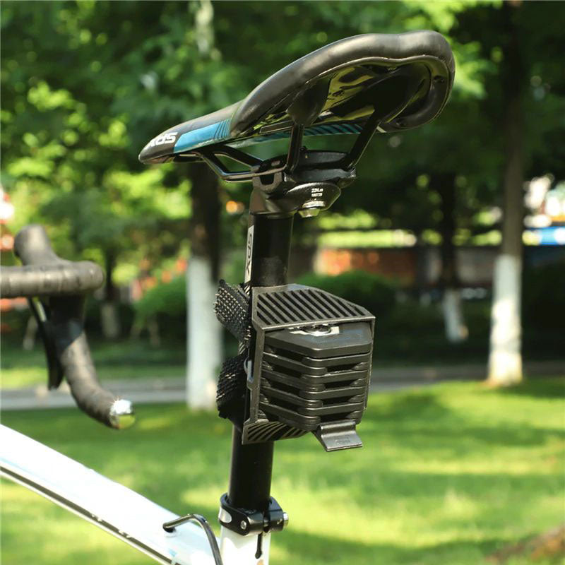Foldable Bicycle Security Lock with Frame Mount & Keyed Locking System