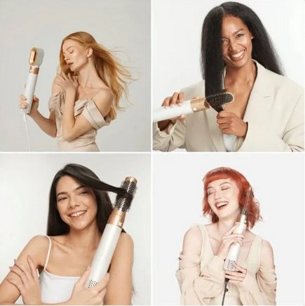 5-in-1 Hot Air Hair Styler with Interchangeable Attachments