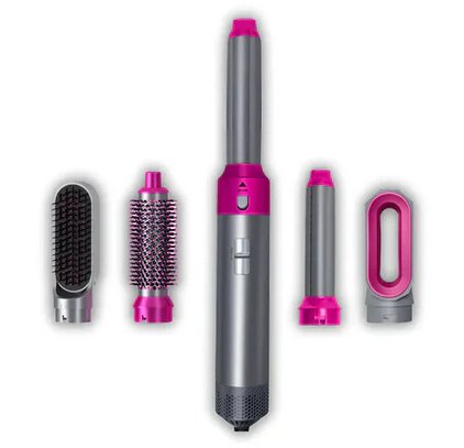 5-in-1 Hot Air Hair Styler with Interchangeable Attachments