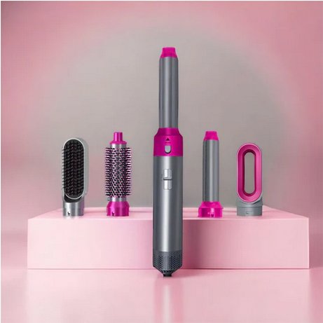 5-in-1 Hot Air Hair Styler with Interchangeable Attachments