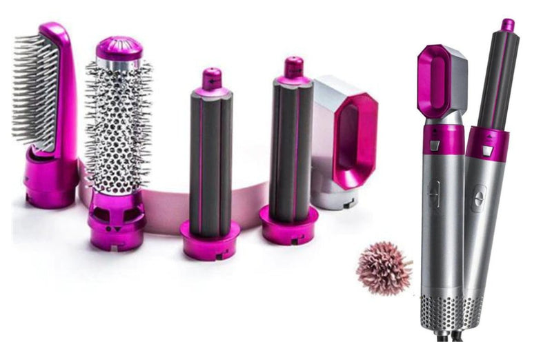 5-in-1 Hot Air Hair Styler with Interchangeable Attachments