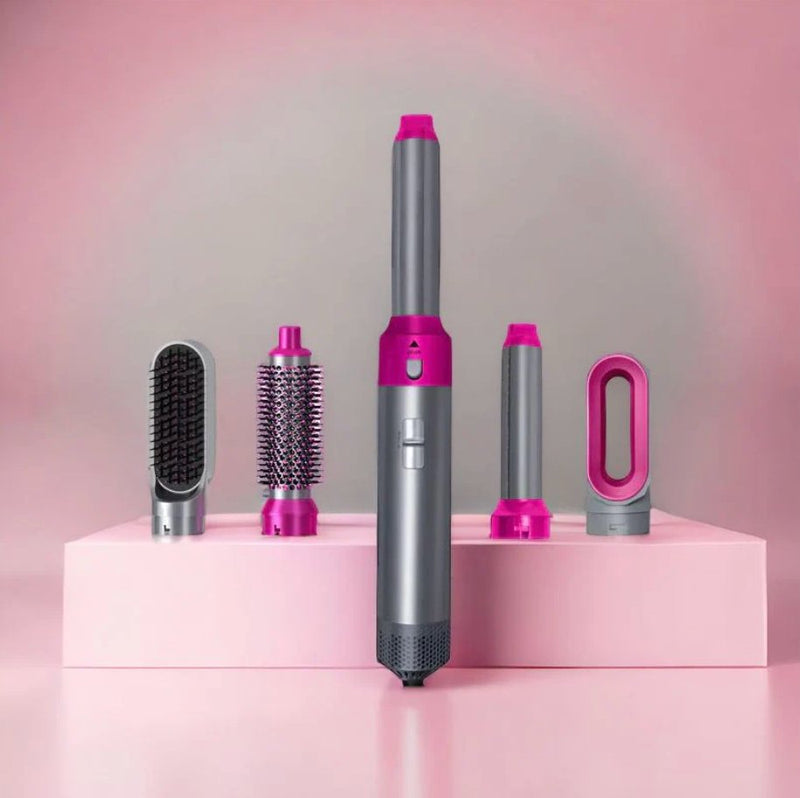 5-in-1 Hot Air Hair Styler with Interchangeable Attachments
