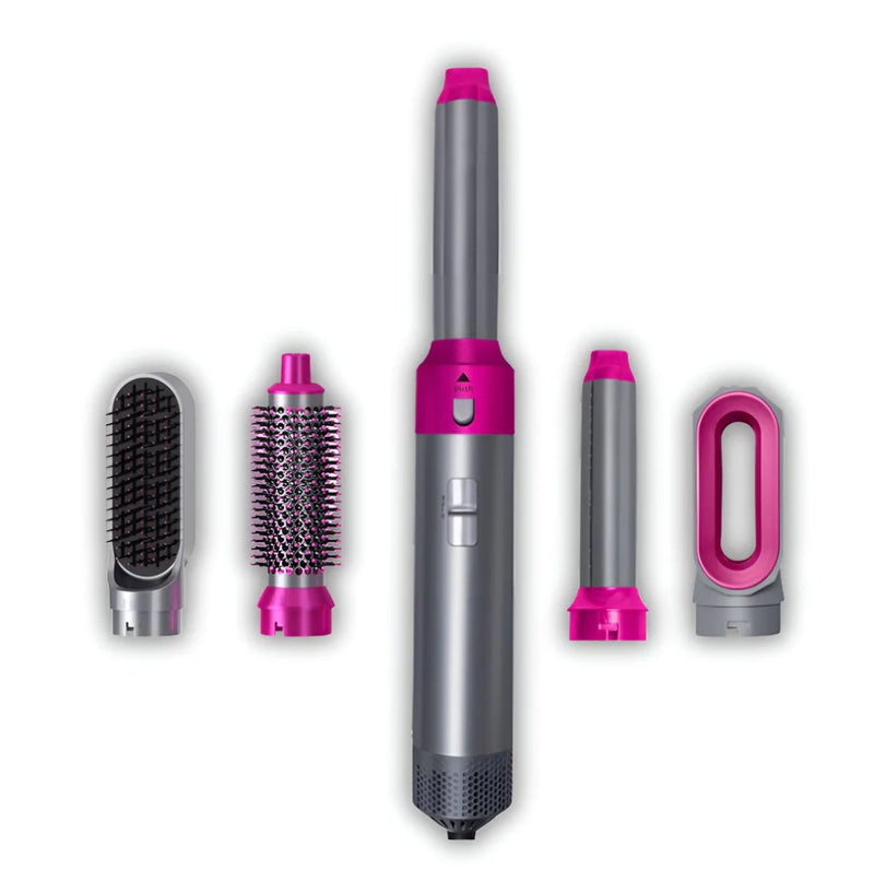 5-in-1 Hot Air Hair Styler with Interchangeable Attachments