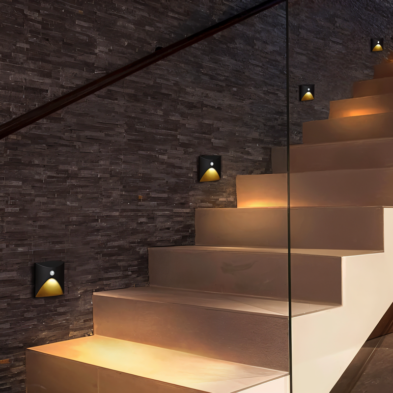 LED Wall Lamp with Motion Sensor and IP65 Protection