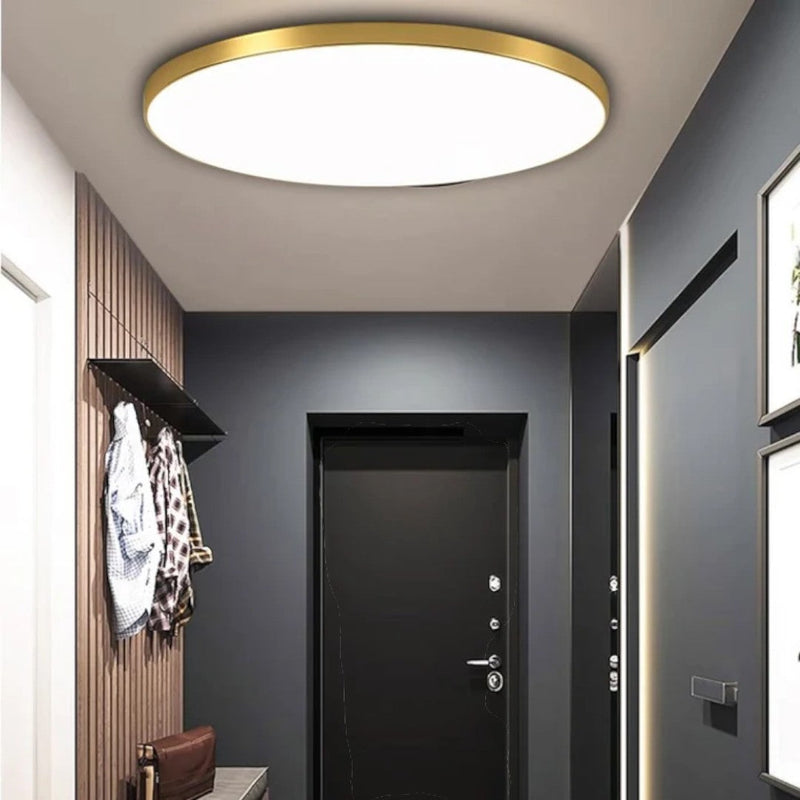 Ultra-Slim Round LED Ceiling Light with 3-Colour Option
