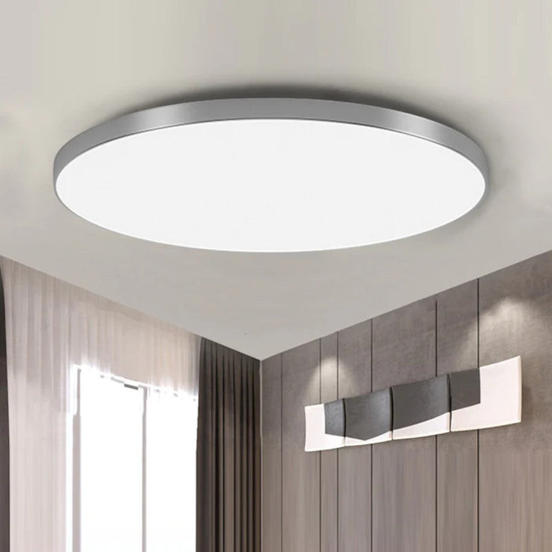 Ultra-Slim Round LED Ceiling Light with 3-Colour Option