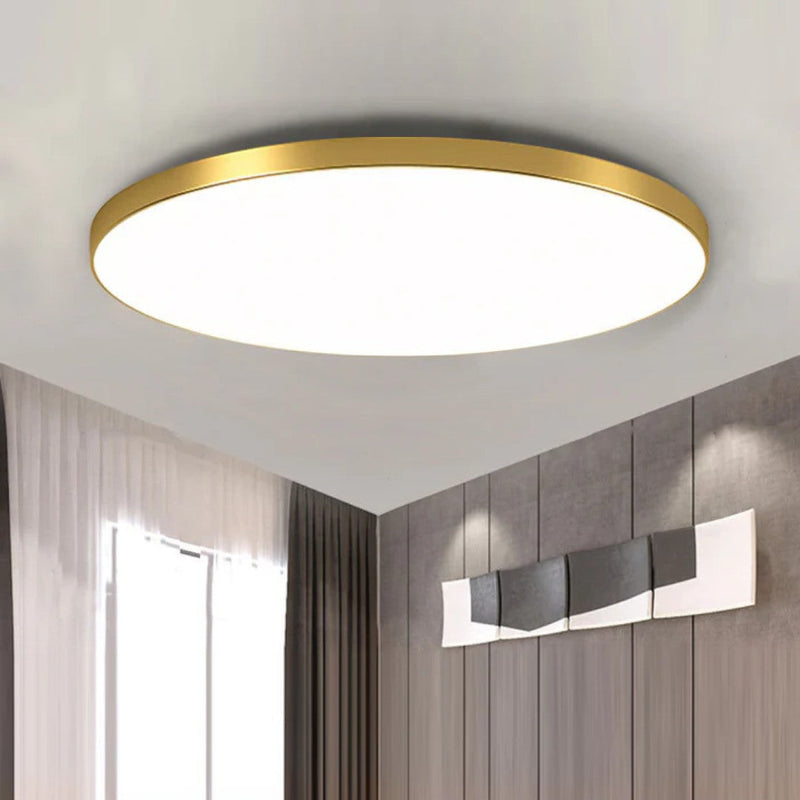 Ultra-Slim Round LED Ceiling Light with 3-Colour Option