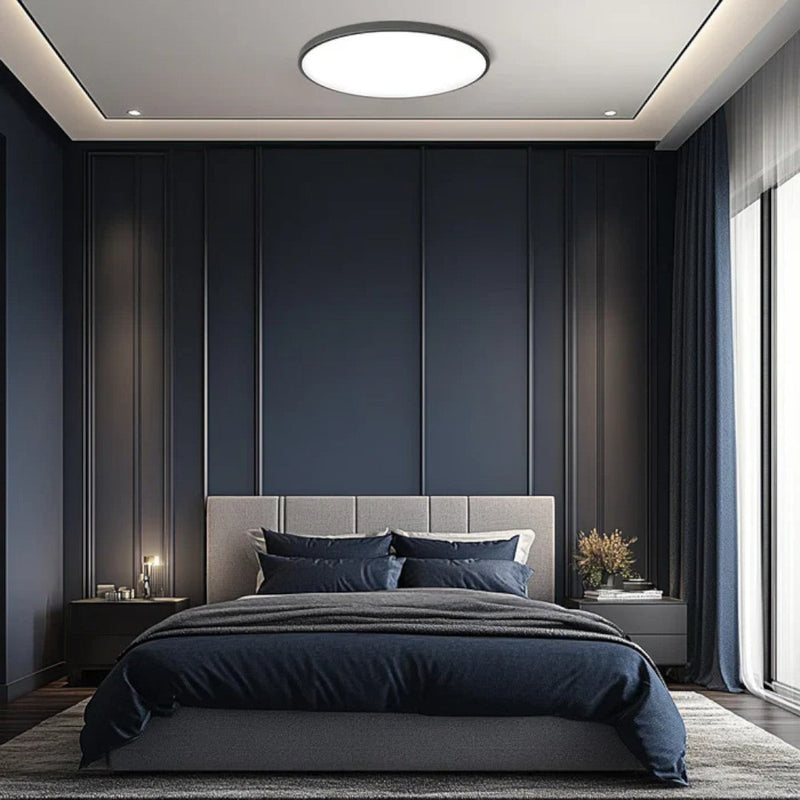Ultra-Slim Round LED Ceiling Light with 3-Colour Option