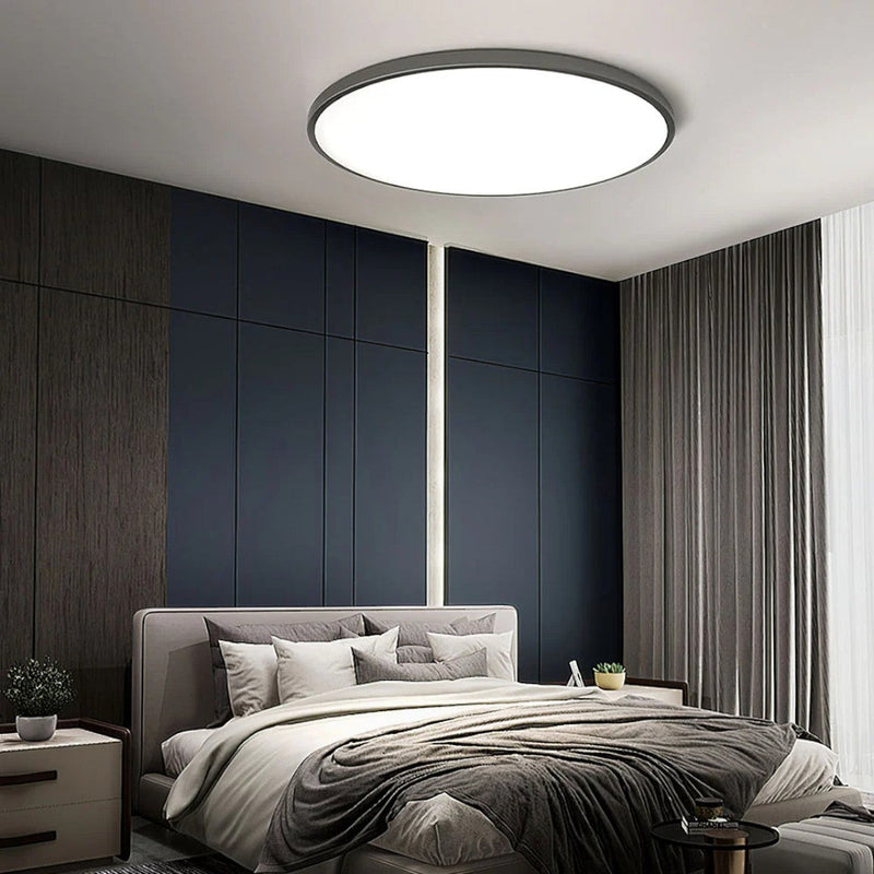 Ultra-Slim Round LED Ceiling Light with 3-Colour Option
