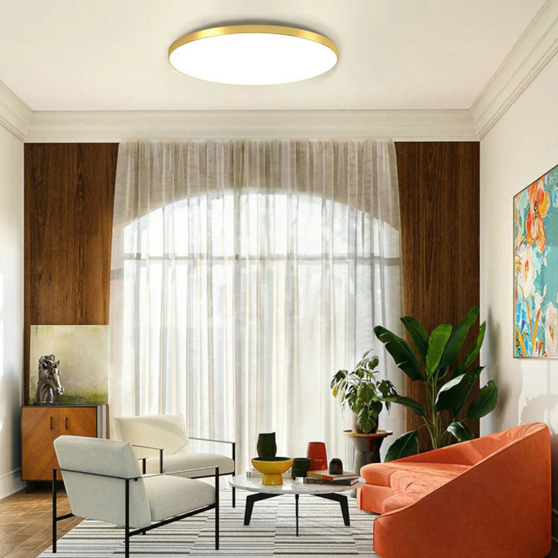Ultra-Slim Round LED Ceiling Light with 3-Colour Option