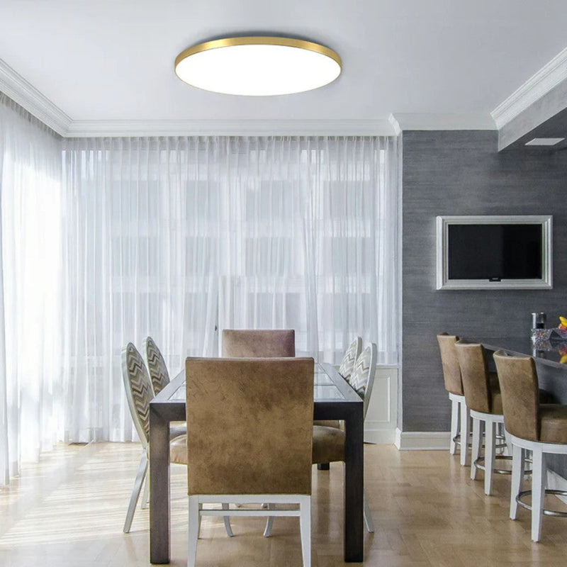 Ultra-Slim Round LED Ceiling Light with 3-Colour Option