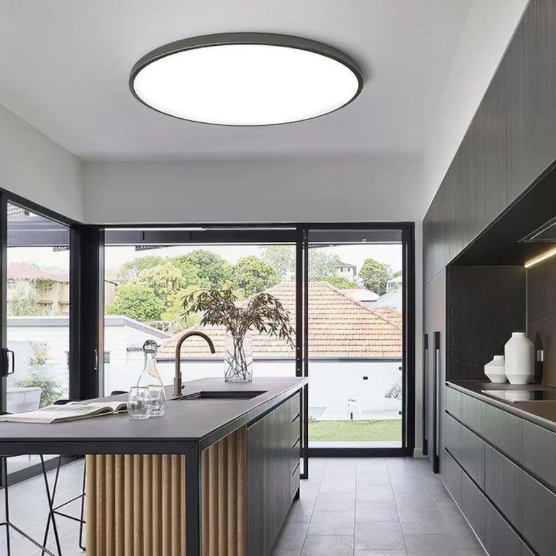 Ultra-Slim Round LED Ceiling Light with 3-Colour Option