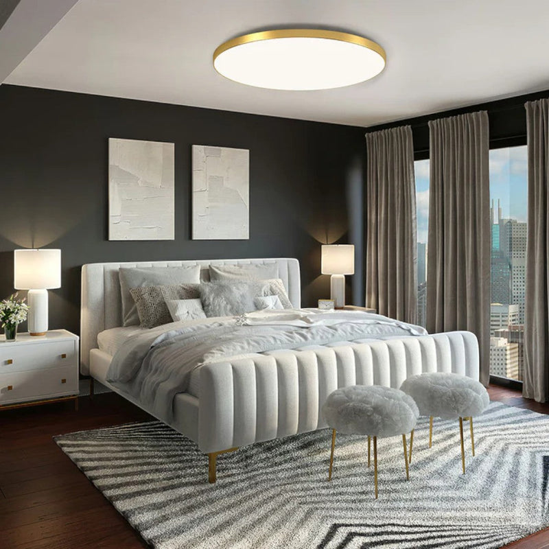 Ultra-Slim Round LED Ceiling Light with 3-Colour Option