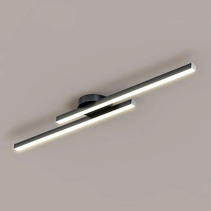 Linear LED Ceiling Light with Minimalist Aluminium Design