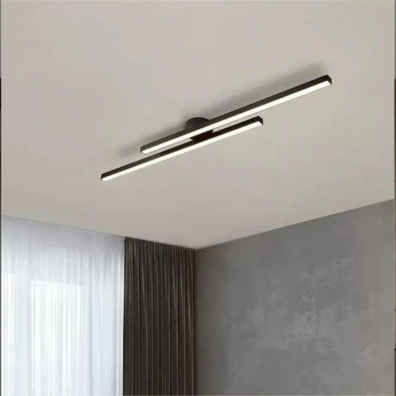 Linear LED Ceiling Light with Minimalist Aluminium Design