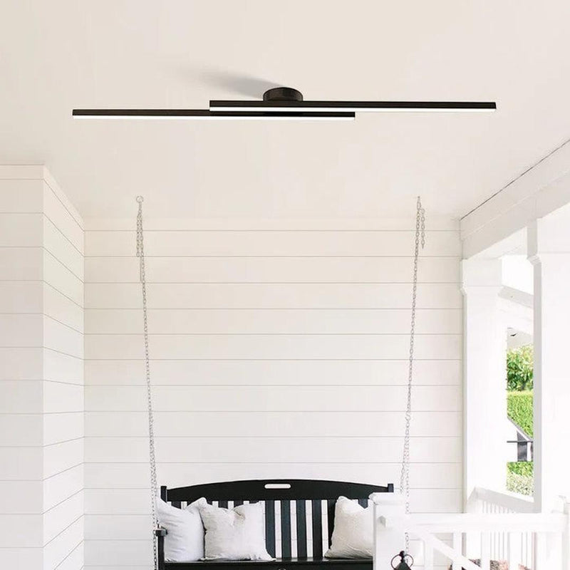 Linear LED Ceiling Light with Minimalist Aluminium Design