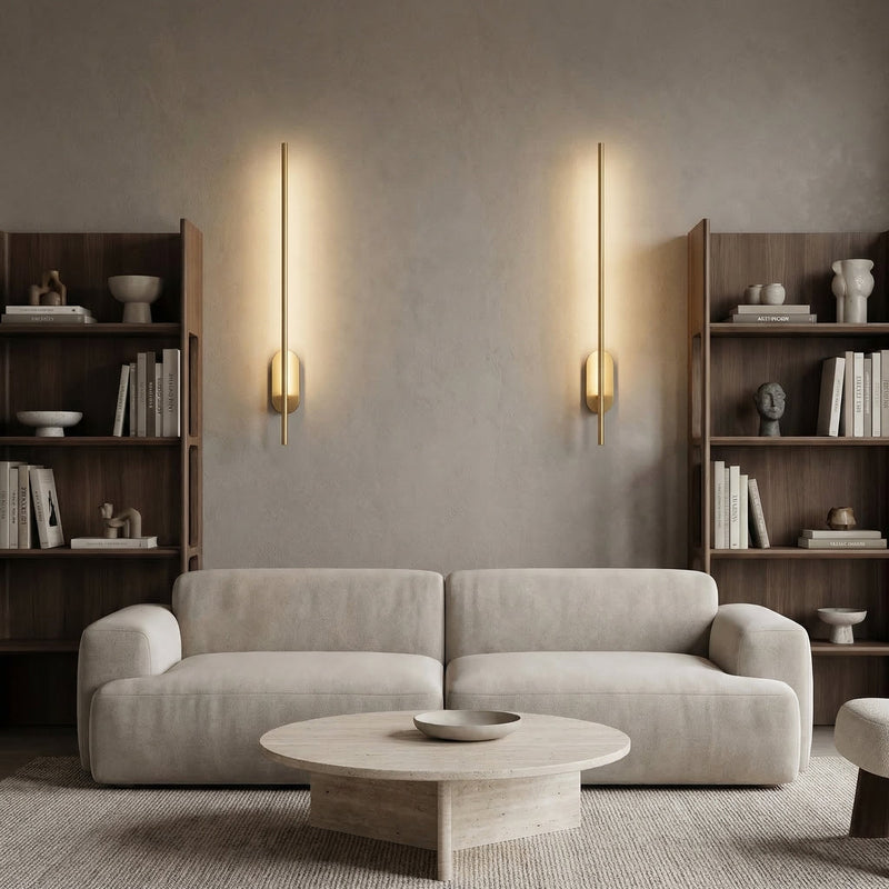 Slim Iron LED Wall Lamp with Three Colour Temperatures