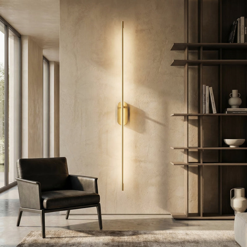 Slim Iron LED Wall Lamp with Three Colour Temperatures