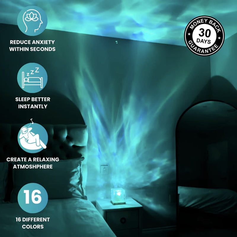 Water Ripple Projector Lamp with Remote Control