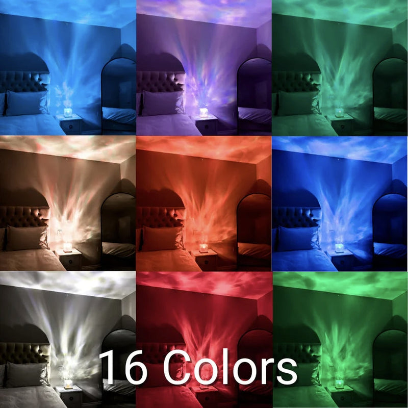 Water Ripple Projector Lamp with Remote Control