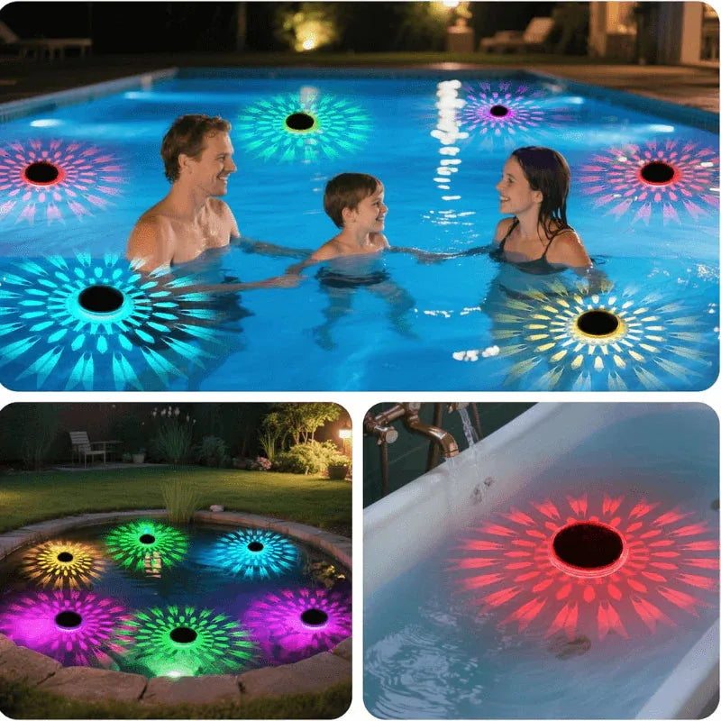 Solar RGB Floating Pool Lights with Remote Control