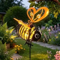 Solar Hanging Bee Garden Lights