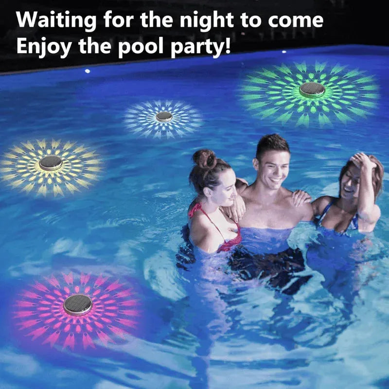 Solar RGB Floating Pool Lights with Remote Control