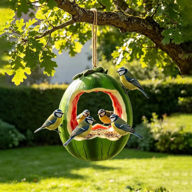 Fruit-Shaped Hanging Bird Feeder for Small Birds