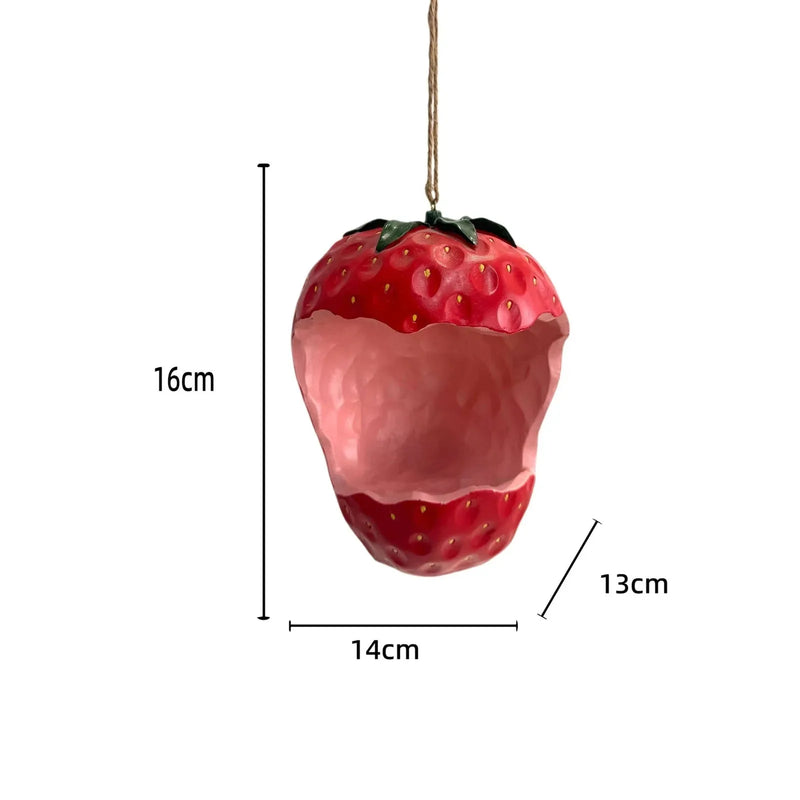 Fruit-Shaped Hanging Bird Feeder for Small Birds