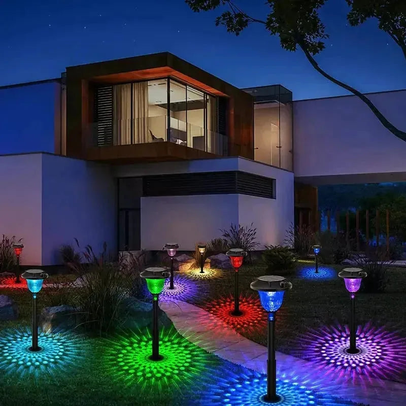 Solar Projection Garden Stake Lights – 2 Pack