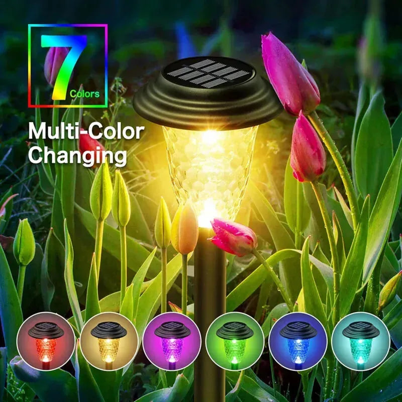 Solar Projection Garden Stake Lights – 2 Pack