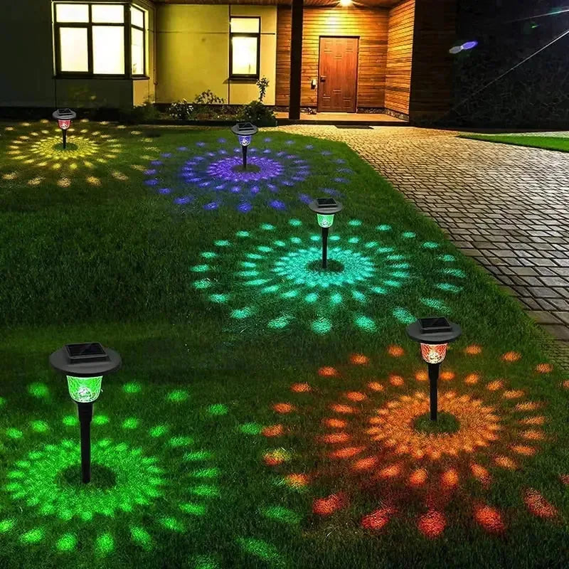Solar Projection Garden Stake Lights – 2 Pack